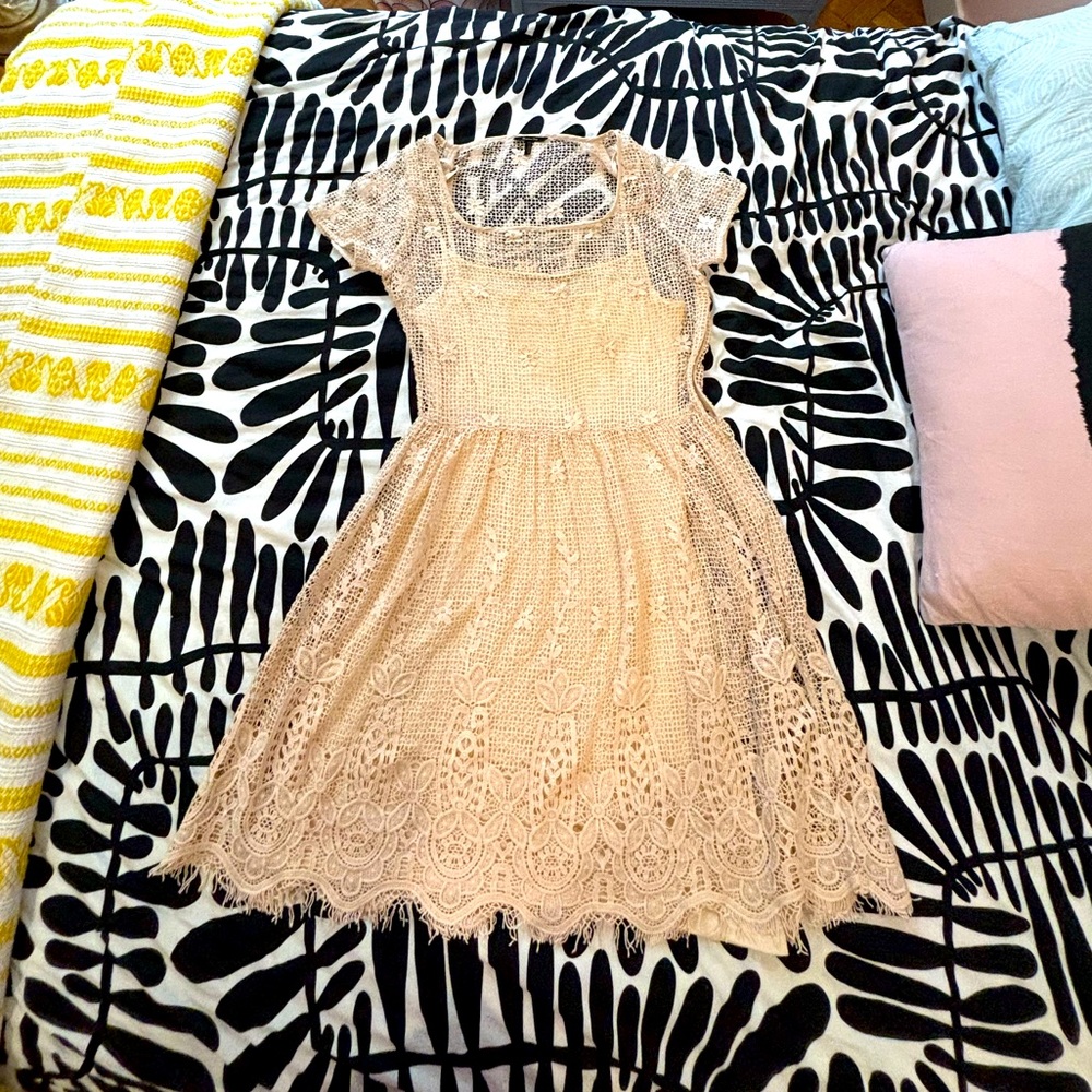 Massimo Dutti lace dress